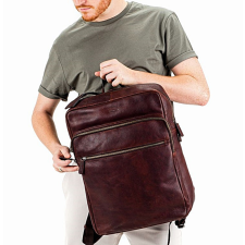 BURKELY ANTIQUE barna, szögletes laptoptartós hátizsák 15,6" 800-5364-56 számítógéptáska
