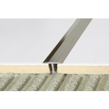  Burkolatváltó Alu T 18mm 2,5m Natúr élvédő, sín, szegélyelem