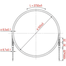  BURKOLT FŰTŐELEM RSV-375 1400W 2 beépíthető gépek kiegészítői