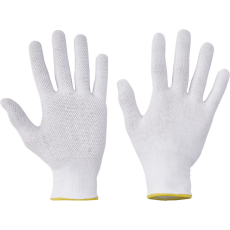  BUSTARD EVO VAM pamutkesztyű+PVC fehér10