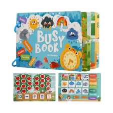  Busy Book - Csináld magad fejlesztő könyv - Az idő egyéb bébijáték