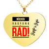Büszkék vagyunk RÁD! (tetszőleges névvel) medál lánccal vagy kulcstartóval