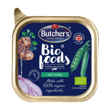 Butcher's BIO foods pulyka pástétom kutyáknak 150 g kutyaeledel