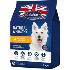 Butcher's Natural&Healthy száraz kutyatáp csirkével 3 kg kutyaeledel