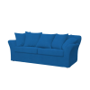 Bútorhuzatok.hu Tomelilla kanapé huzat 2 ülőpárnás (kinyitható)  - MV tengerkék