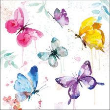  Butterfly Collection White papírszalvéta 33x33cm, 20db-os konyhai eszköz