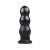 BUTTR Tactical III - tapadótalpas dildó (fekete)