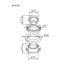 BUZZETTI kormánycsapágyak egyéb motorkerékpár alkatrész