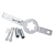 BUZZETTI Variátor / varió tartó / blokkoló eszköz Buzzetti - CPI, Keeway, Kínai 2T / 2 ütemű 1E40QMB