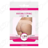Bye Bra - Invisible String láthatatlan tanga fehérnemű 2 darab M nude &amp; fekete