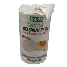Byodo bio gluténmentes rizsszelet natúr sómentes 100 g pékárú
