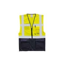  (C476) Vezetőmellény EN 471 sárga/sötétkék