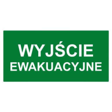 C91-MLR-PKT-WEW Piktogram vészvilágítóhoz (lengyel felirat) információs címke
