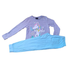  C&A szürke és kék unikornisos lány pizsama (méret: 158)