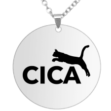 C.I.C.A. – medál több formában, lánccal vagy kulcstartóval nyaklánc