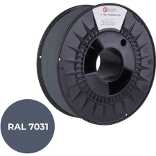C-Tech PREMIUM LINE PLA 3D nyomtatószál, kékesszürke RAL7031 nyomtató kellék