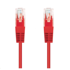 C-Tech UTP CAT5E Összekötő Piros 5m CB-PP5-5R kábel és adapter