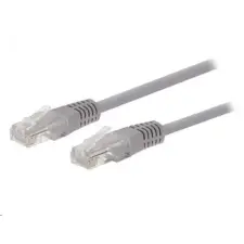 C-Tech UTP CAT6A Összekötő Szürke 3m CB-PP6A-3 kábel és adapter