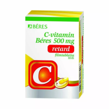  C-VITAMIN BÉRES 500MG RETARD FILMTABLETTA  60X vitamin és táplálékkiegészítő