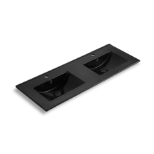 Cabinet washbasin Naturel Modena 121x46 cm black M12046BKM szaniter