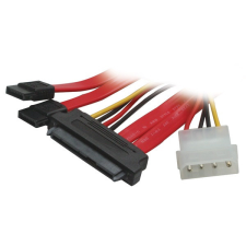 Cable ROLINE SAS táp+adat 0.5m kábel és adapter