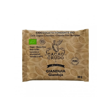 Cacao Crudo nyers étcsokoládé Gianduja, BIO, 30 g *IT-BIO-006 tanúsítvány csokoládé és édesség