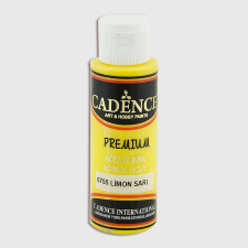  Cadence Premium akril festék, 70 ml, citromsárga dekorációs kellék