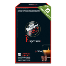 Caffe Vergnano Kávékapszula caffé vergnano nespresso cremoso 10 kapszula/doboz 2295402 kávé