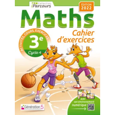  Cahier d'exercices iParcours maths 3e avec cours (édition 2022) – HACHE,HACHE idegen nyelvű könyv