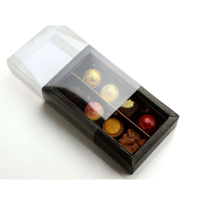 Cake Masters Cake-Masters bonbon doboz, fekete, 145x75 mm sütés és főzés