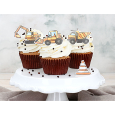 Cake Masters Cake-Masters tortadísz, járművek, ostyapapír, 16 db sütés és főzés