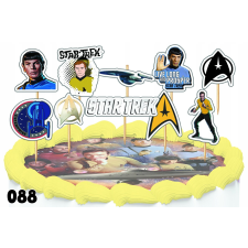 CAKE TOPPERS díszítő készlet - STAR TREK FILM SZERIA 10db. party kellék