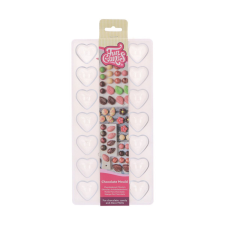 CakeSupplies FunCakes bonbon forma, polikarbonát, szív, 27×14 cm csokoládé és édesség