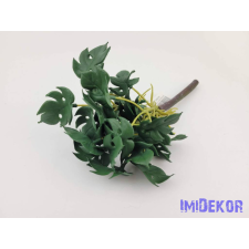  Cakkos levelű gumis bokor 21 cm - Sötét Zöld dekorációs kellék