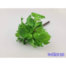  Cakkos levelű gumis bokor 21 cm - Világos Zöld Foltos dekorációs kellék