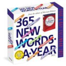  CAL 24 365 NEW WORDS A YEAR PAGE A DAY – BOX naptár, kalendárium