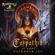 CAL 25 ALCHEMY 1977 GOTHIC CALENDAR – WALL naptár, kalendárium