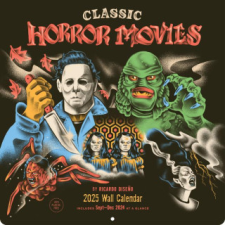 CAL 25 CLASSIC HORROR MOVIES WALL CALEND – WALL naptár, kalendárium