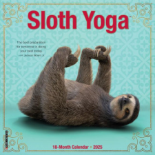 CAL 25 SLOTH YOGA 2025 MINI WALL – MINI WALL naptár, kalendárium