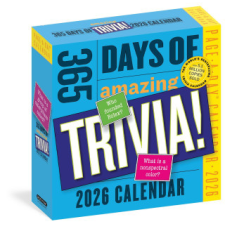  CAL 26 365 DAYS OF AMAZING TRIVIA – BOX naptár, kalendárium