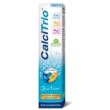 Calcitrio 3 az 1-ben pezsgőtabletta 20 ​db vitamin és táplálékkiegészítő