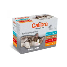 Calibra Cat Premium Line Adult Multipack 12x100 g macskaeledel