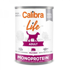 Calibra Dog Life Adult Wild boar with cranberries konzerv 400g kutyaeledel