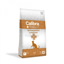  Calibra Veterinary Diets Gastrointestinal & Pancreas száraz macskatáp 2 kg macskaeledel