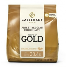 Callebaut Fehércsokoládé karamellel 400 g Callebaut Gold sütés és főzés