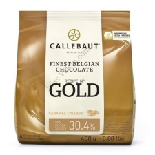 Callebaut Fehércsokoládé karamellel 400 g Callebaut Gold csokoládé és édesség