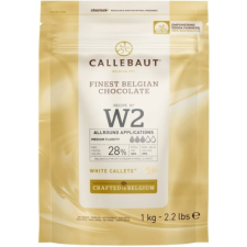 Callebaut Fehércsokoládé pasztilla (korong) 1 kg Callebaut W2 sütés és főzés