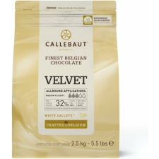 Callebaut Fehércsokoládé pasztilla (korong) 2,5kg Callebaut Velvet White sütés és főzés