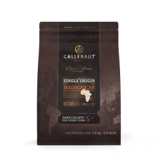 Callebaut Madagaszkár étcsokoládé, 67,4 %, 2,5 kg sütés és főzés