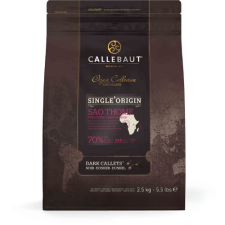 Callebaut Sao Thomé étcsokoládé, 70%, 2,5kg sütés és főzés